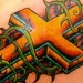 Tattoos - Cross with thornes  - 41189